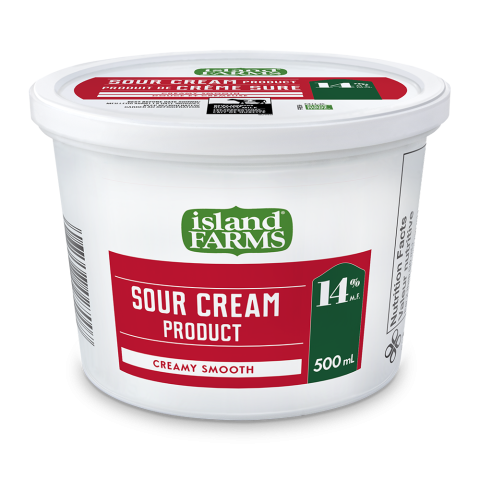 14% M.F. sour cream product.