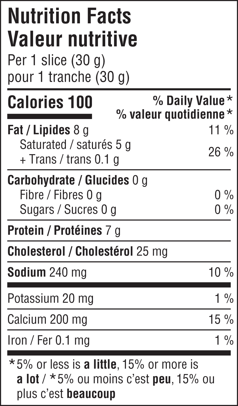 Nutritional Facts