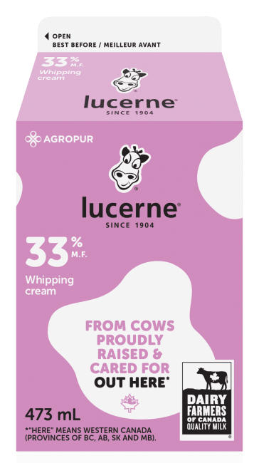 473ML LUCERNE CRÈME 33%