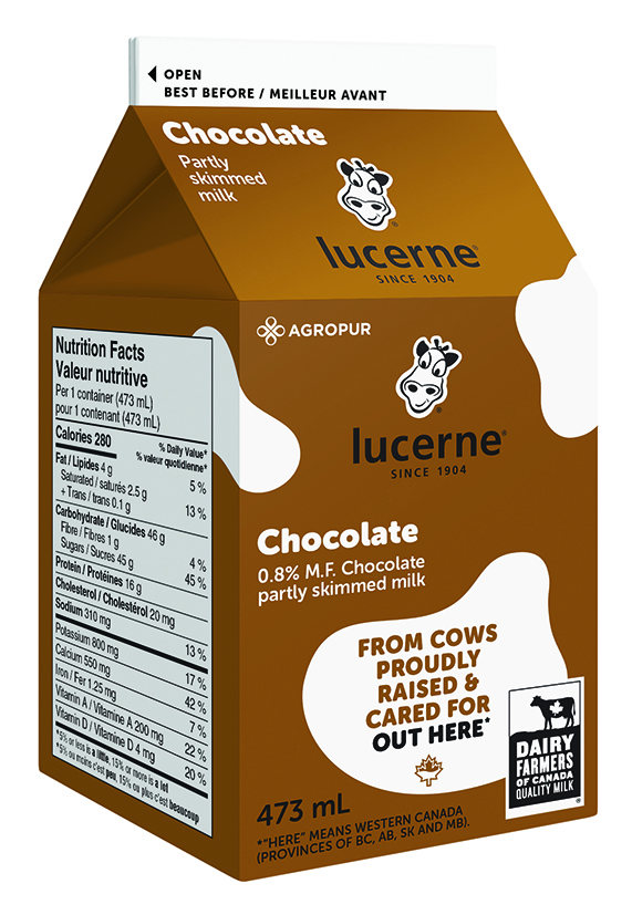 473ML LUCERNE CHOCOLATE MILK Agropur Solutions