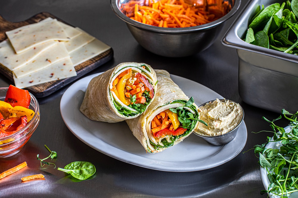 Vegetarian wrap 