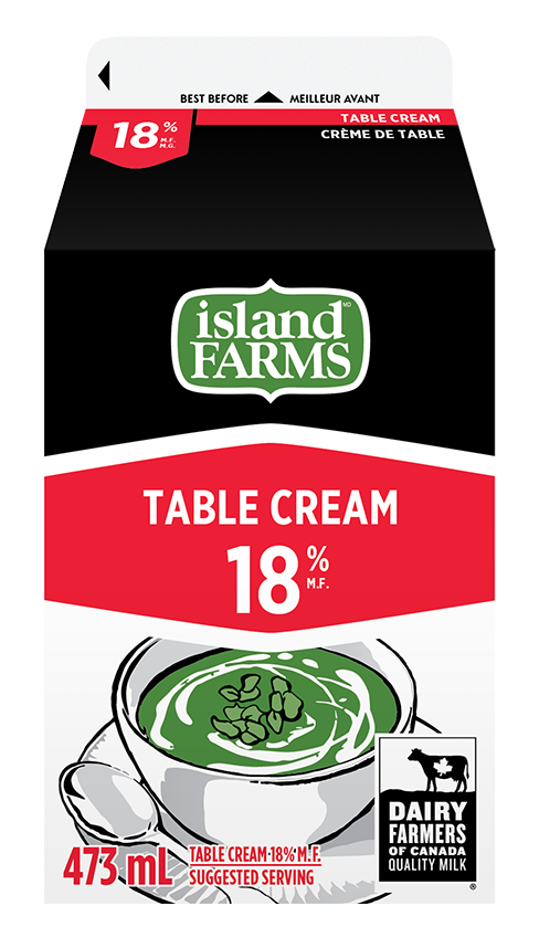 473ML CRÈME 18% ISLAND FARM