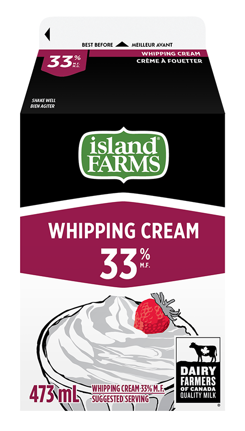 473ML CRÈME 33% ISLAND FARM