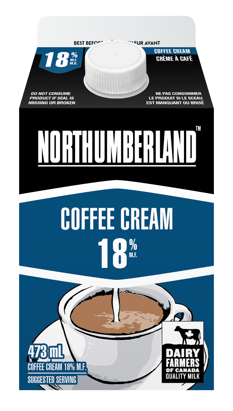 473ML NORTHUMBERLAND 18% CRÈME