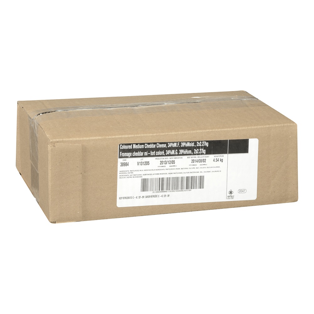 2.27KG CHEDDAR M-FORT COLORE-Box
