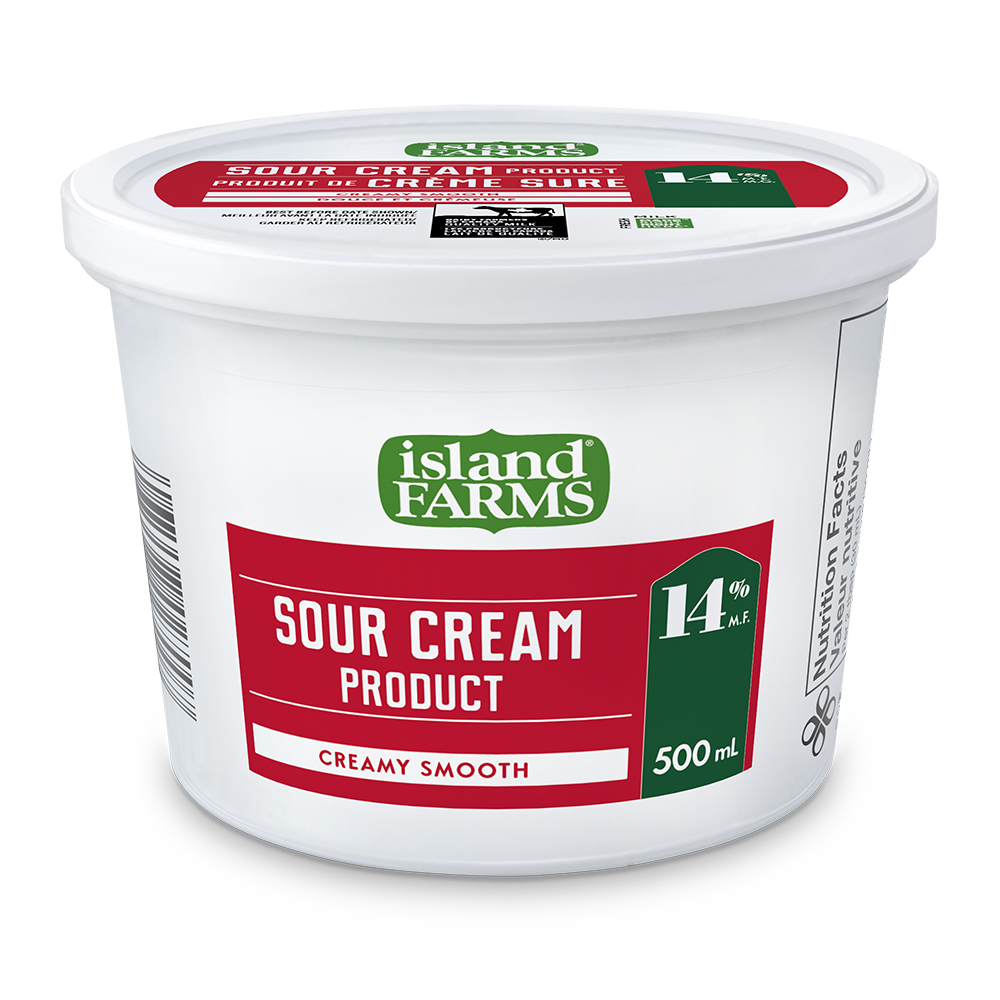 14% M.F. sour cream product.
