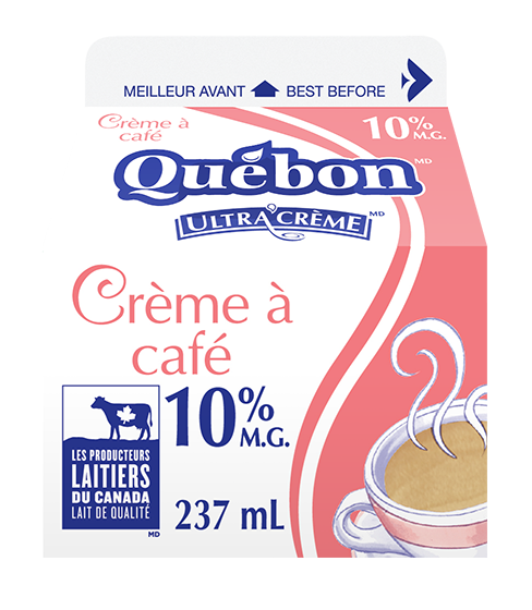 237ML CRÈME A CAFÉ 10% QUEBON