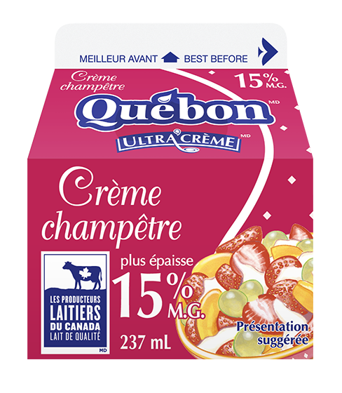 237ML CRÈME CHAMP 15% QUEBON