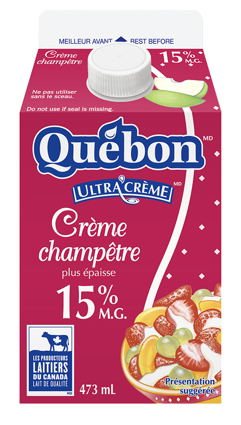 473ML CRÈME CHAMP 15% QUEBON