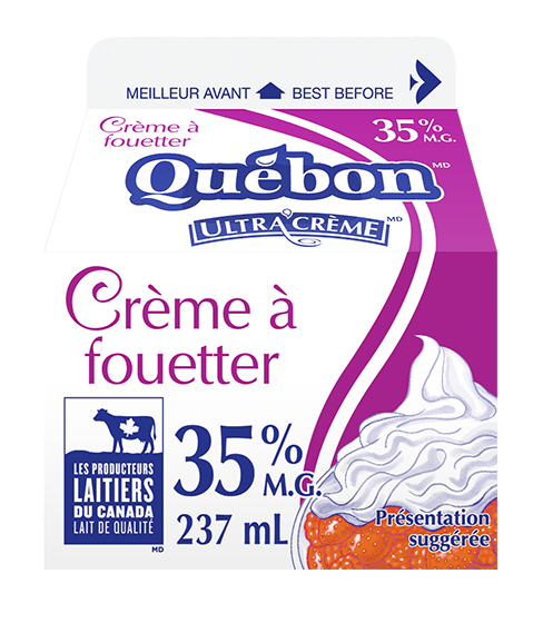 237ML CRÈME 35% QUEBON