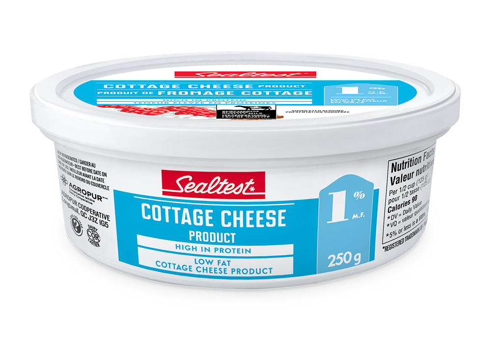 SEALTEST PRODUIT DE FROMAGE COTTAGE 1%