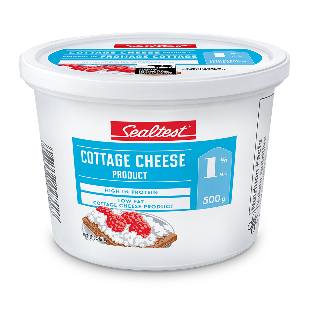 500G SEALTEST PRODUIT DE FROMAGE COTTAGE 1%