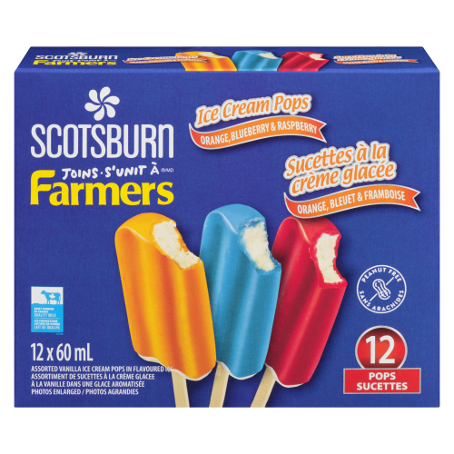 12X60ML SCOTSBURN ASSORTIMENT DE SUCETTES À LA CRÈME GLACÉE