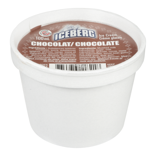 24X100ML IBERGERG ICE CREAM CHOCOLATE