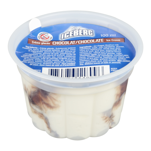 24X100ML ICEBERG SUNDAE CUP CHOCOLATE