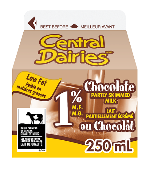 250ML CENTRAL DAIRIES MILK CHOCOLAT 1%