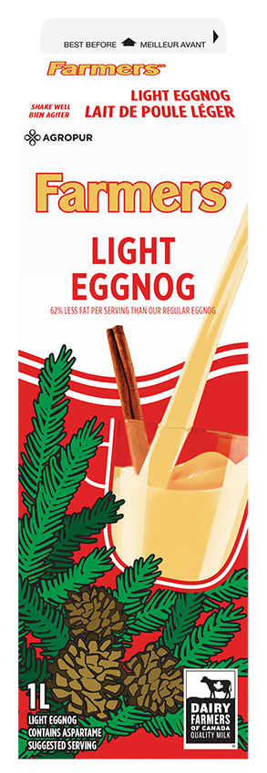 1L FARMERS LIGHT EGGNOG 1%