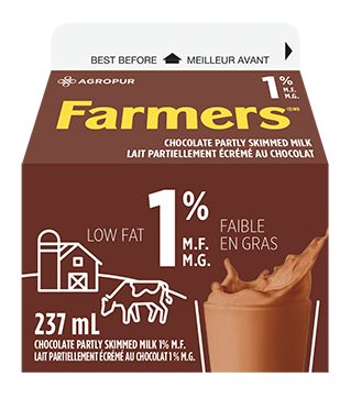 237ML FARMERS CHOCOLATE MILK 1%