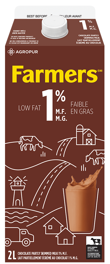 2L FARMERS CHOCOLATE MILK 1%