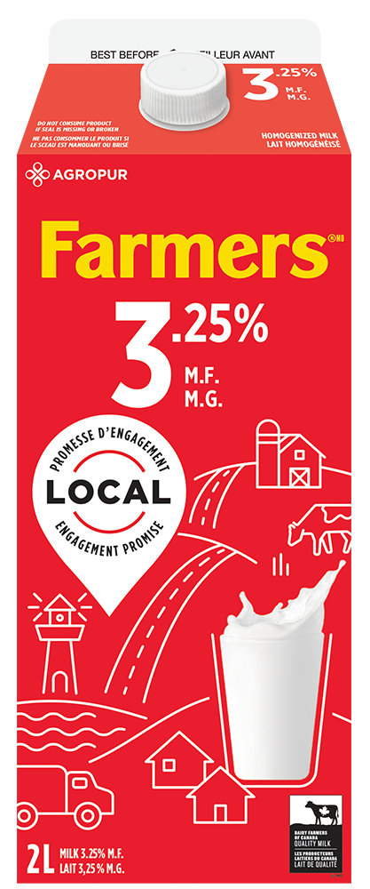 2L FARMERS MILK 3.25%