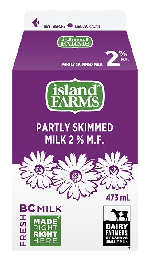 473ML ISLAND FARMS MILK 2%