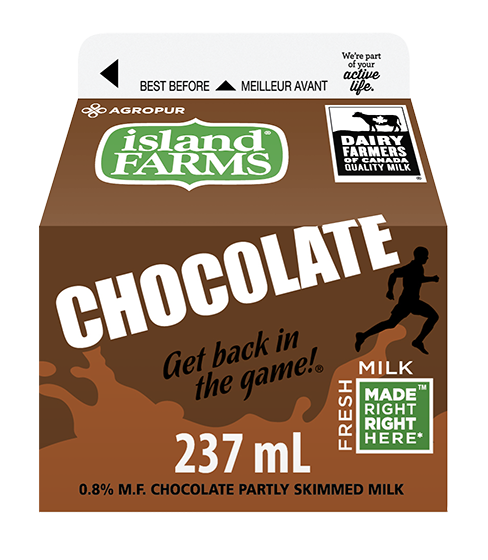 237ML ISLAND FARMS LAIT AU CHOCOLAT 0,8%