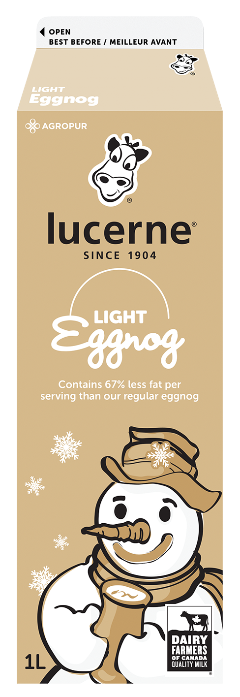 1L LUCERNE LIGHT EGGNOG 2%