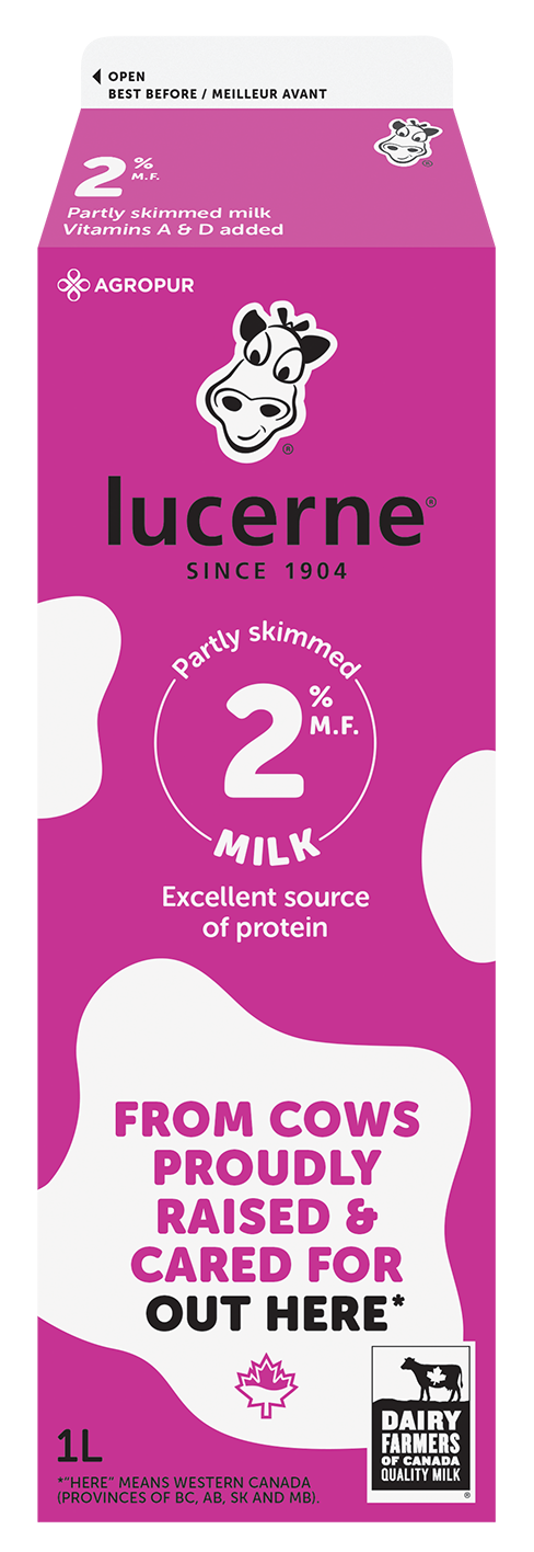 1L LUCERNE LAIT 2%