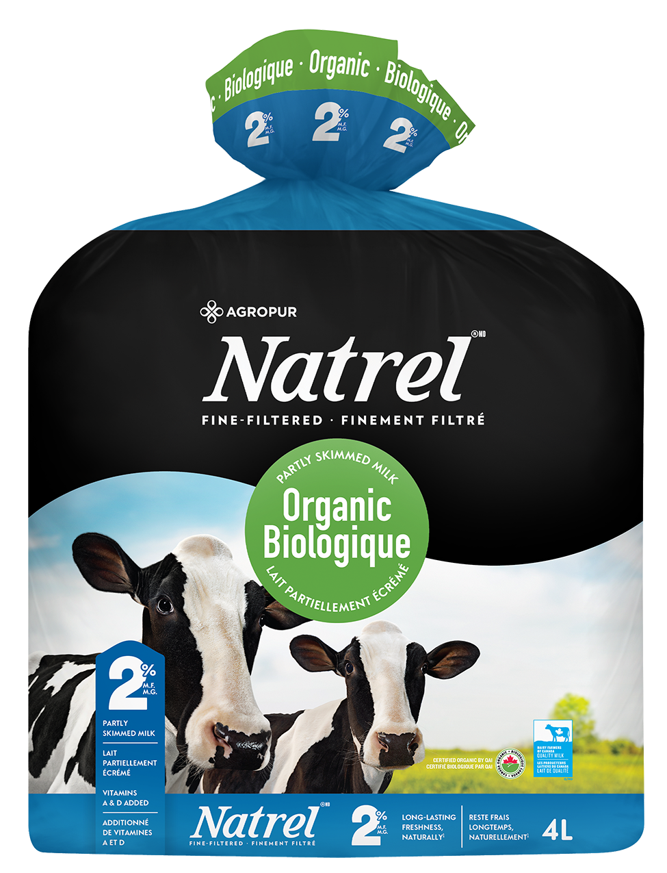 4L NATREL LAIT BIOLOGIQUE 2%