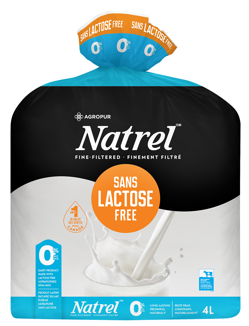 4L NATREL LACTOSE FREE MILK 0%