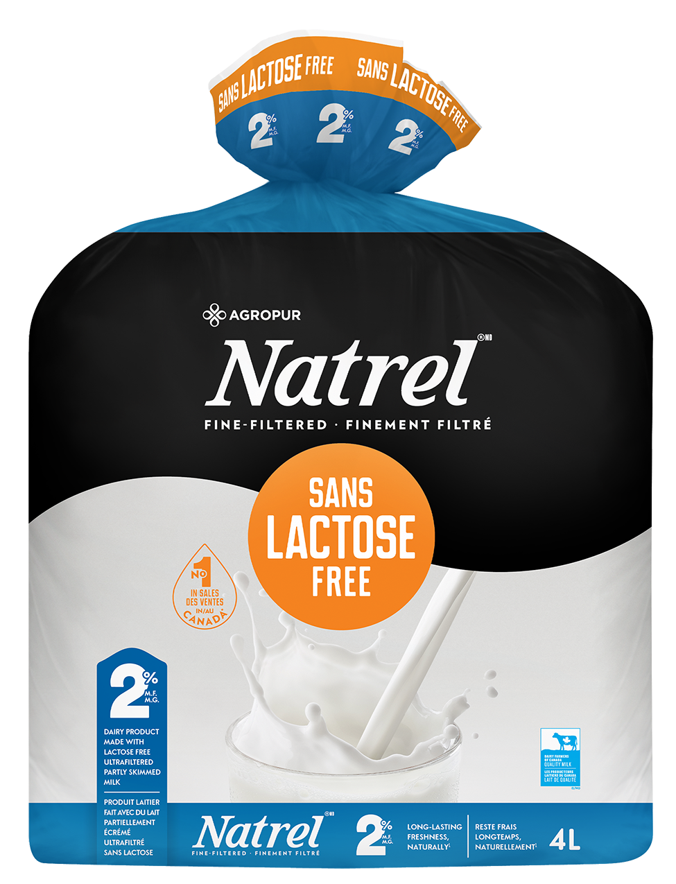 4L NATREL LACTOSE FREE MILK 2%