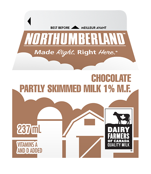 237ML NORTHUMBERLAND LAIT AU CHOCOLAT 1%