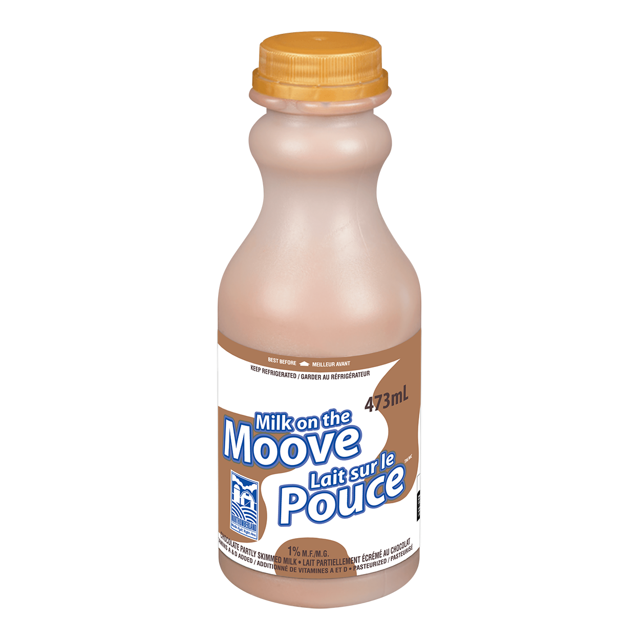 473ML NORTHUMBERLAND CHOCOLATE MILK 1% BOTTLE