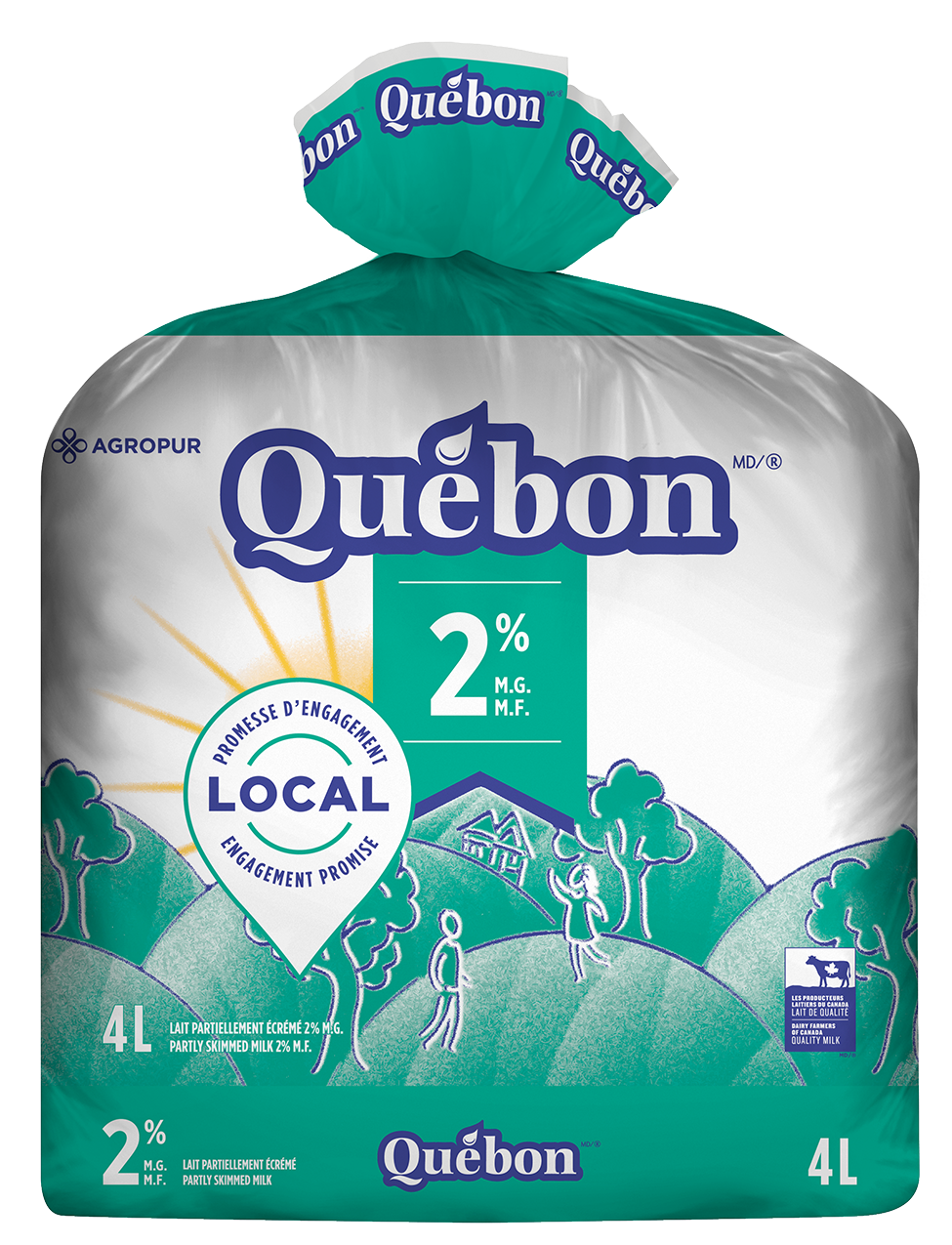 4L QUÉBON MILK 2%