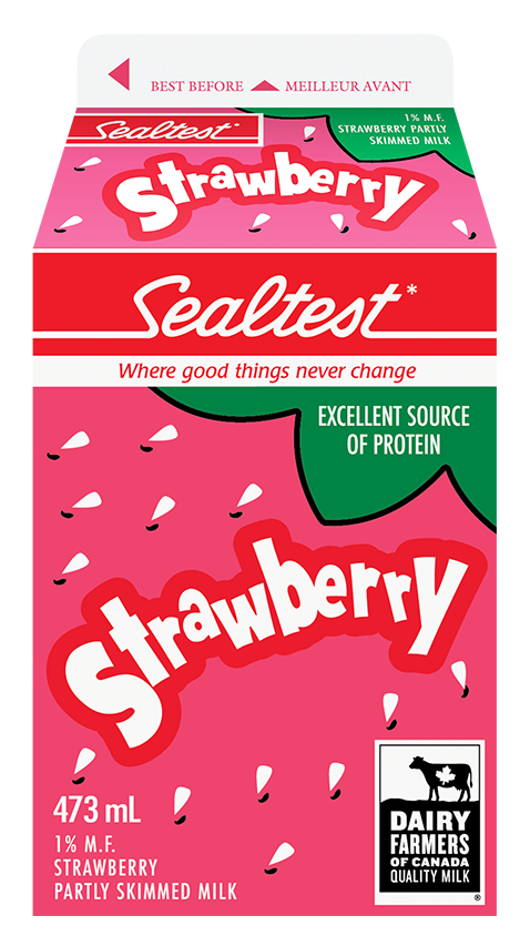 473ML SEALTEST LAIT AUX FRAISES 1%