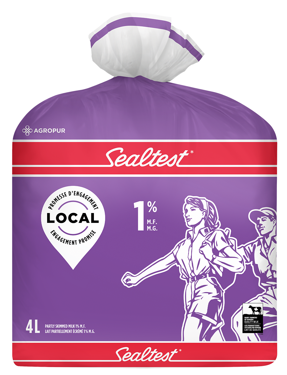 4L SEALTEST LAIT 1%