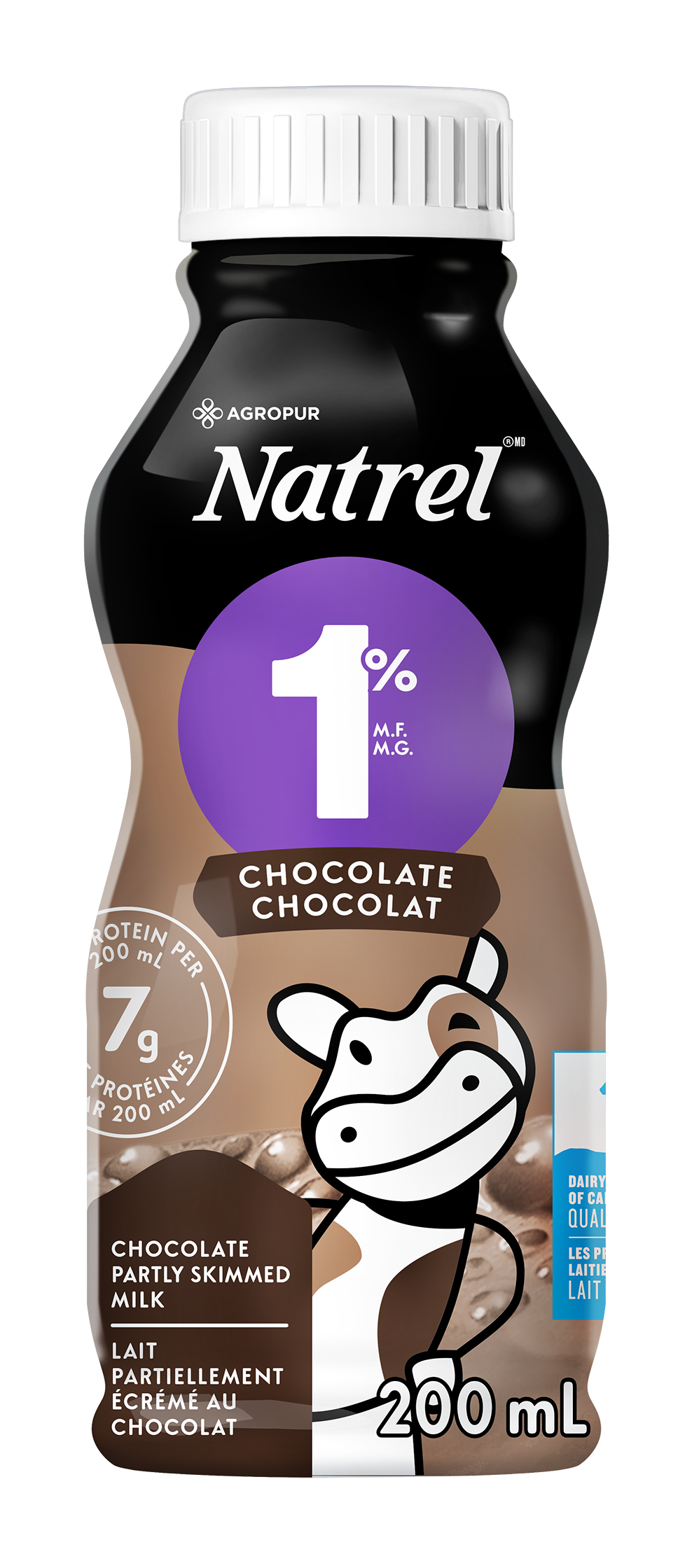 200ML NATREL CHOCOLATE MILK 1%