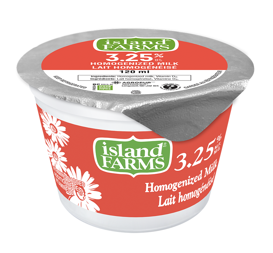 120ML ISLAND FARMS MILK 3.25%
