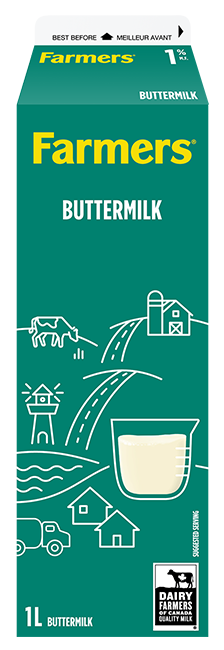 1L FARMERS CULTURED BUTTERMILK 1%