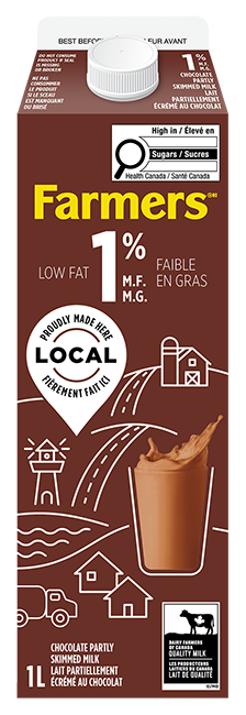 1L FARMERS CHOCOLATE MILK 1%