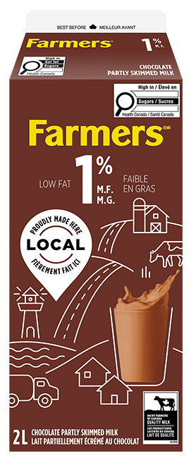 2L FARMERS LAIT AU CHOCOLAT 1%