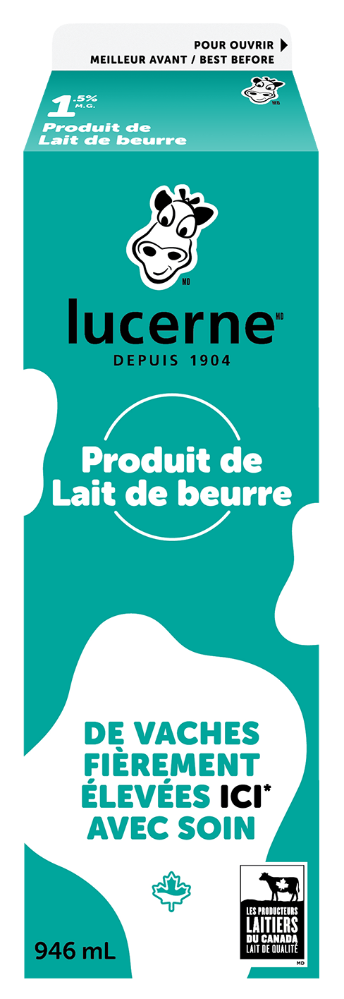 946ML LUCERNE PRODUIT DE LAIT DE BEURRE 1,5%