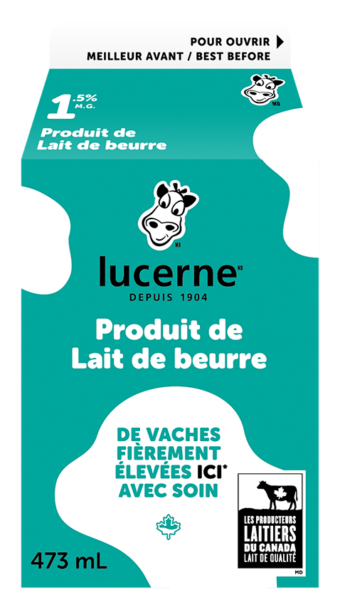 473ML LUCERNE LAIT DE BEURRE 1,5%