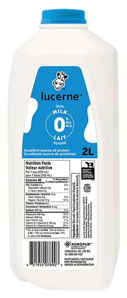 Lucerne Milk 0% 2L