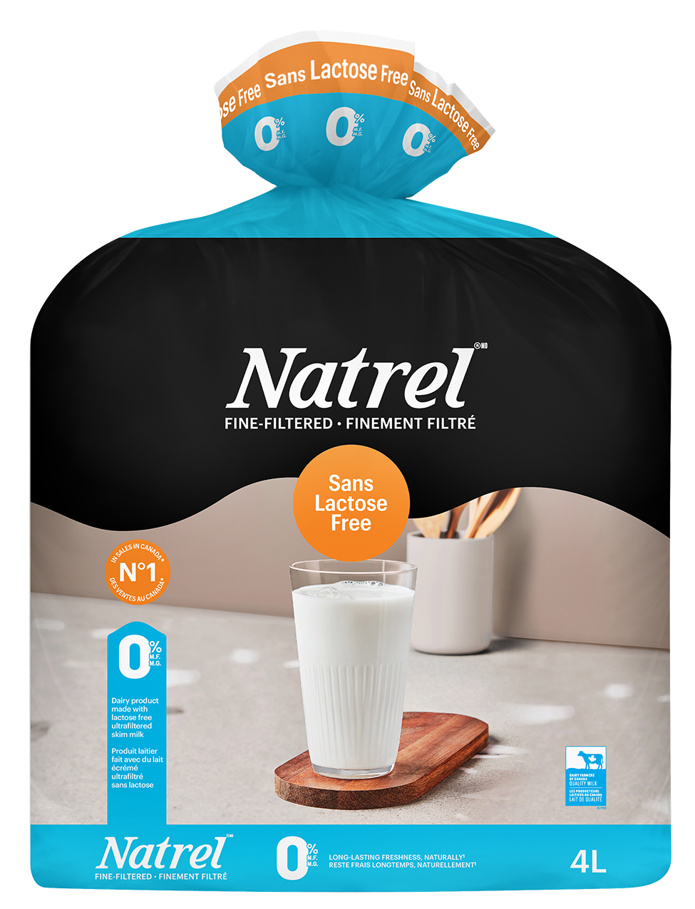 4L NATREL LACTOSE FREE MILK 0%