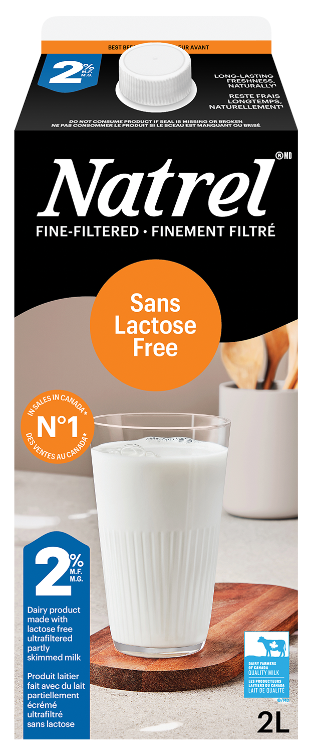 2L NATREL LAIT SANS LACTOSE 2%