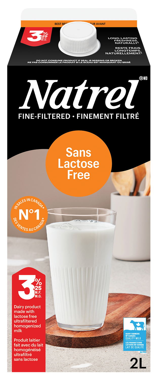 2L NATREL LAIT SANS LACTOSE 3,25%