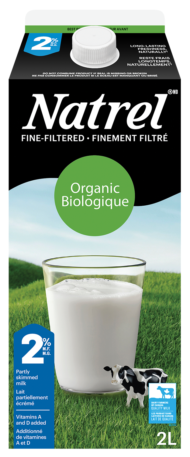 2L NATREL LAIT BIOLOGIQUE 2%