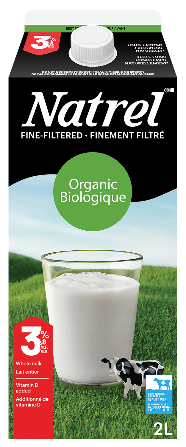 2L NATREL ORGANIC MILK 3.8%