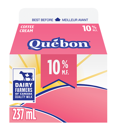 237ML 10% Coffee Cream Québon